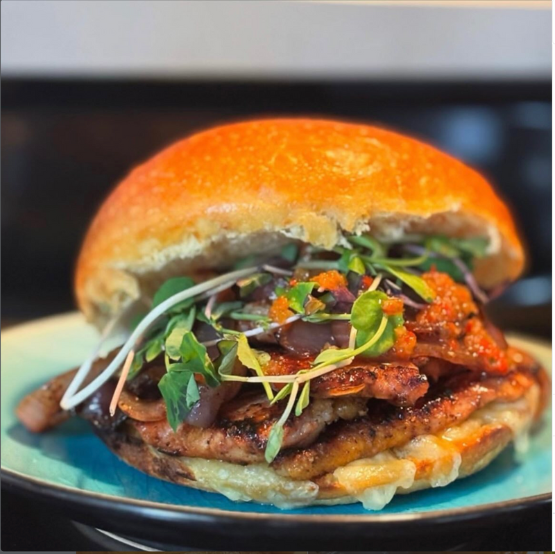 Spicy Canadian Breakfast Melt w Pepper Dem