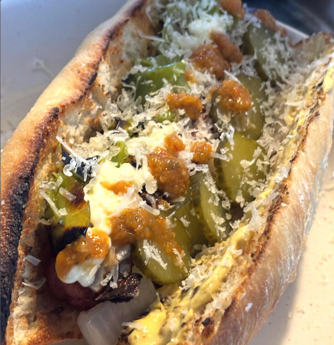 Fuego Frankie - Wagyu Beef Hot Dog w Pepper Dem